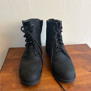 Clarks Black Ankle Boots for Women